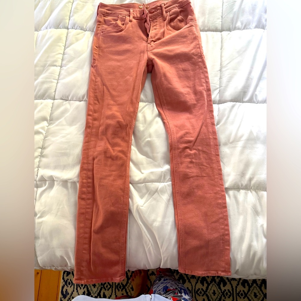 Mother jeans the stash mid rise dazzler Ankle 25